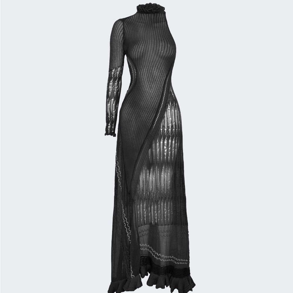 Sold Out Roberta Einer Chloe one-sleeve midi dress